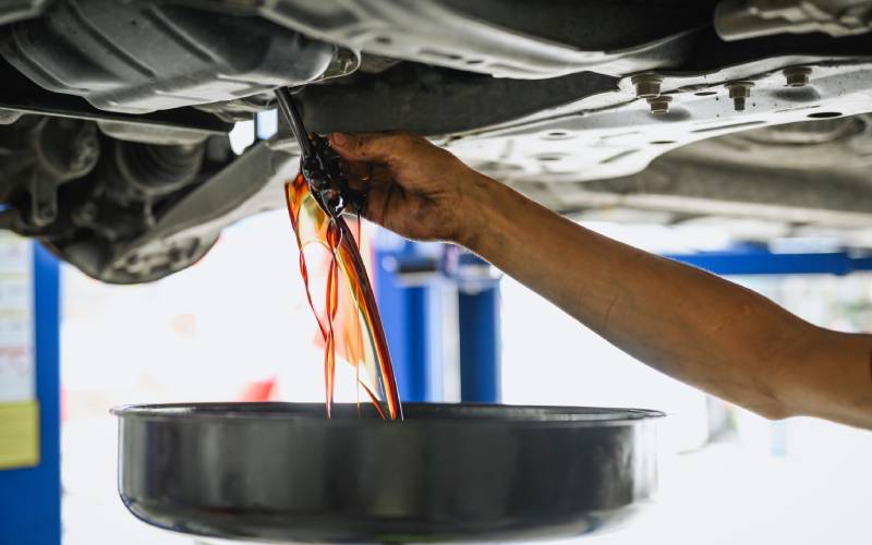 Oil and filter change service